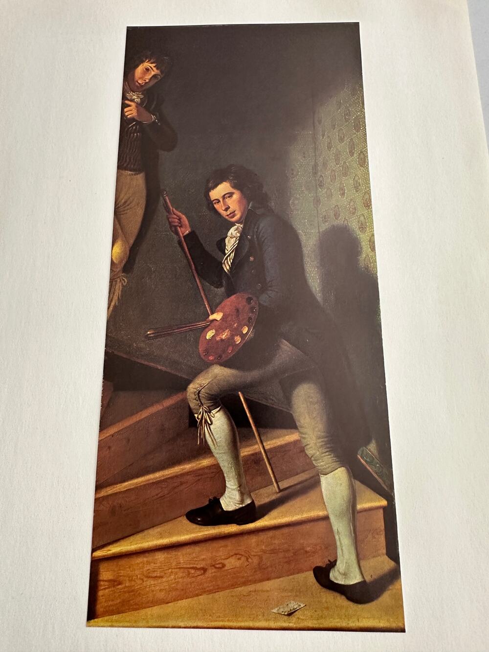 Staircase Group George Washington Portrait Painting Art Print ~ 260505-WH 292